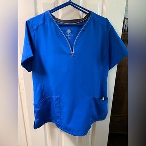 Healing Hands Scrubs - blue, XL.
